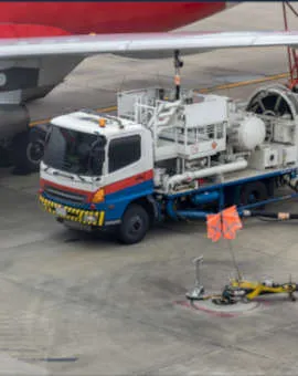 Biodiesel refueling of an airplane